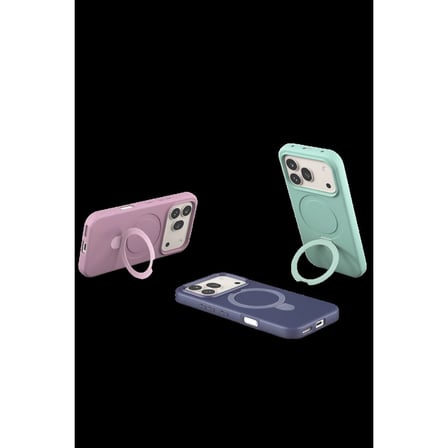 Huawei Honor 600 Regal Magsafe Standlı Kapak - Açık Pembe