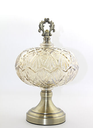 Kapaklı Cam Şekerlik Model 3 