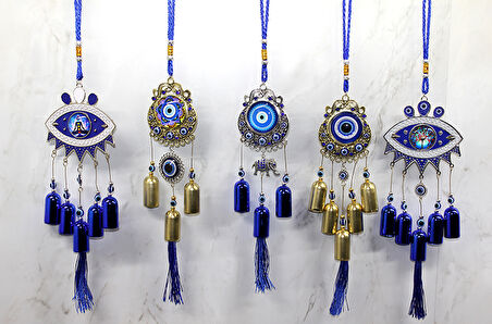 Metal Nazar Boncuğu Çan Model 1 