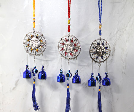 Metal Nazar Boncuğu Çan Model 13