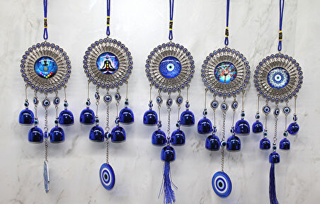 Metal Nazar Boncuğu Çan Model 9