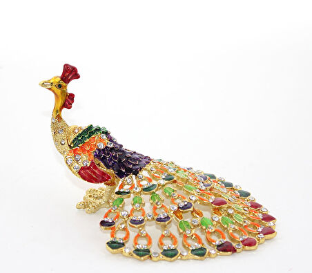 Swarovski Taşlı Tavuskuşu Model 2