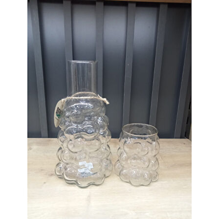 Üzüm Desenli Başucu Sürahisi 