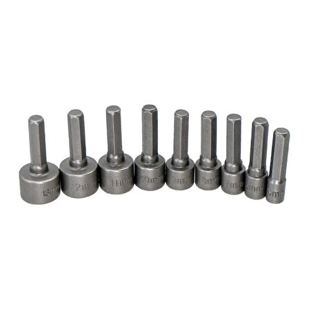 9 Parça Manyetik Somun Adaptörü 