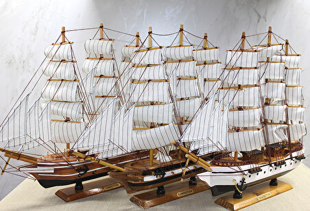 Ahşap Yelken Gemi Model 3