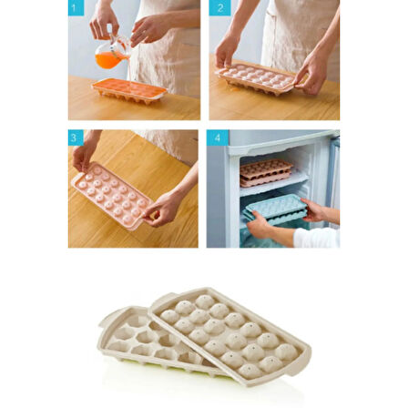 Elmas 18 Bölmeli Buz Kalıbı 