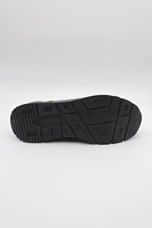 Hakiki Deri Termo Taban Bağcıklı Casual Ayakkabı 1033235114 Gri