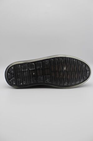 Hakiki Deri Termo Taban Bağcıklı Casual Ayakkabı 1033235117 Siyah