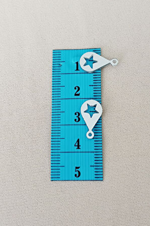 Oya Abiye Bileklik Kolye Pleksi Metalik Plastik Pul Gümüş Renk 24 gram 195 adet - BNC581