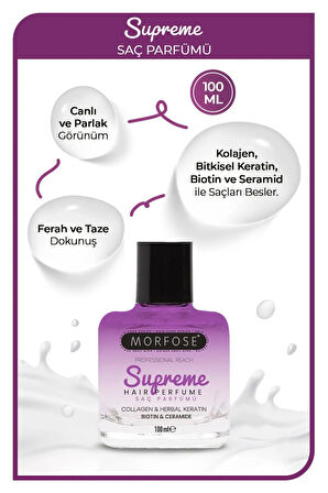 Supreme Saç Parfümü 100 ML - Mat ve Kuru Saçlar İçin - mrfs