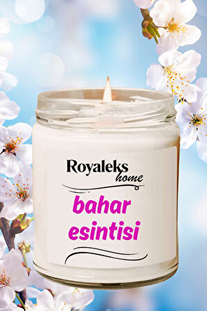 Doğal Özel Seri Kokulu Dekoratif Kavanoz Mum 210 cc - Bahar Esintisi - RYL