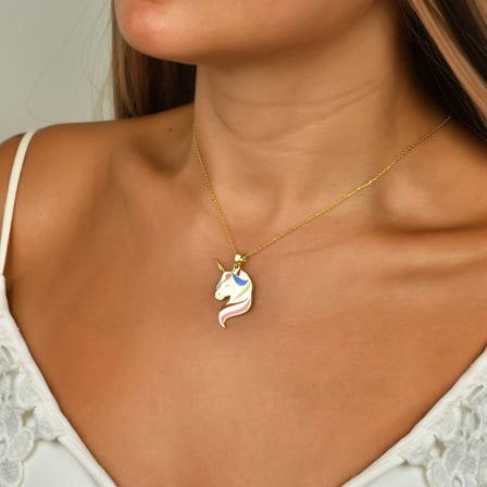 Unicorn Kolye - Rose