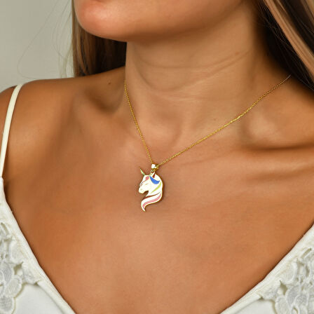 Unicorn Kolye - Gümüş