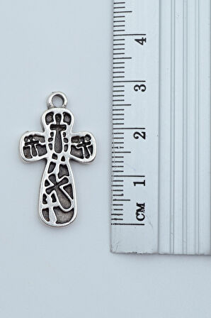 3'lü Minimal Haç Meryem Ana Gümüş Kaplama Kolye Seti