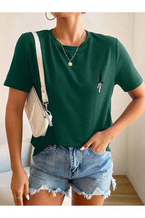 Unisex Toji X Baskılı Tasarım Tshirt