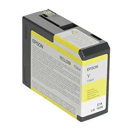 Epson T5804-C13T580400 Sarı Orijinal Kartuş