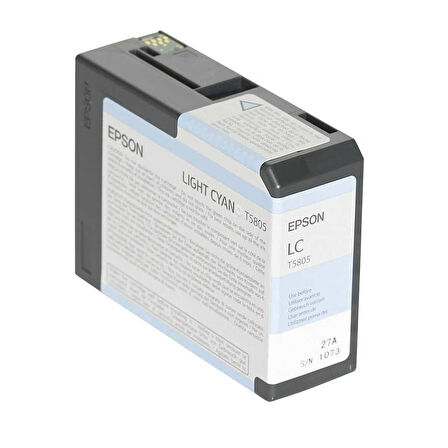 Epson T5805-C13T580500 Açık Mavi Orijinal Kartuş