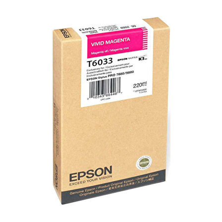 Epson T6033-C13T603300 Kırmızı Orijinal Kartuş