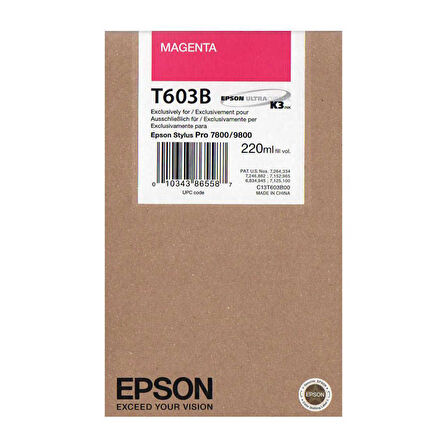 Epson T603B-C13T603B00 Kırmızı Orijinal Kartuş