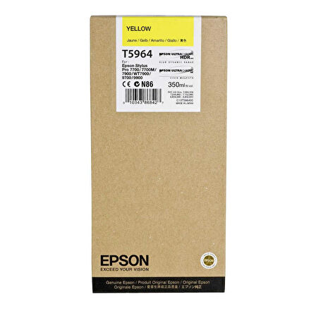 Epson T5964-C13T596400 Sarı Orijinal Kartuş