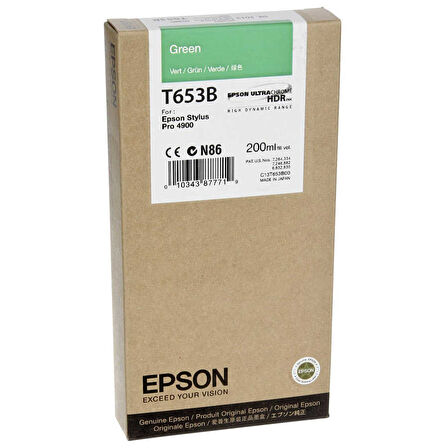 Epson T653B-C13T653B00 Yeşil Orijinal Kartuş
