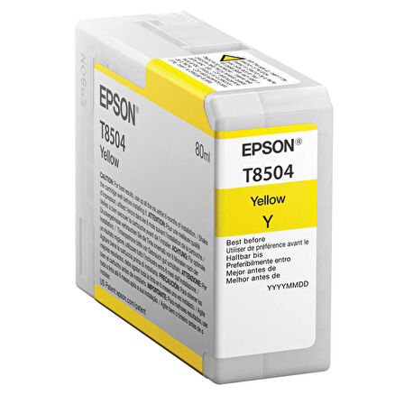 Epson T8504-C13T850400 Sarı Orijinal Kartuş
