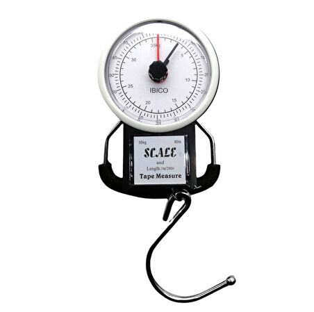 SCALE 2İN1 İBRELİ KANTAR - METRE 