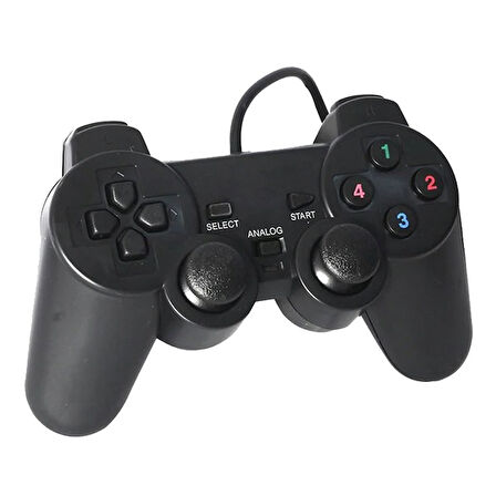 KD-208 USB-PC-PS3 TİTREŞİMLİ JOYSTİCK 1.8 METRE KABLOLU OYUN KOLU 