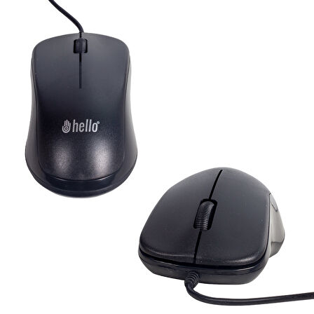 HL-38 1000 DPI KABLOLU OPTİK SİYAH MOUSE 