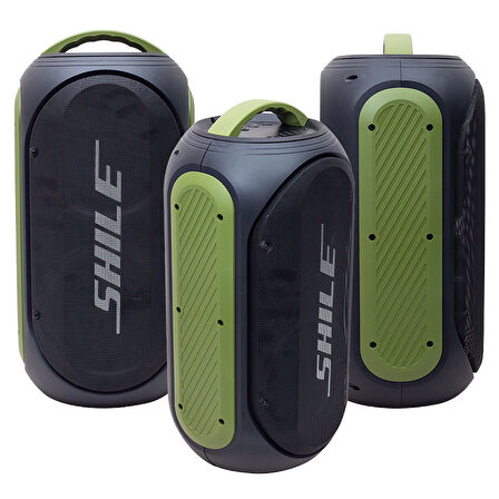 SL-2019A EL MİKROFONLU-2 MİK GİRİŞ -2 GİTAR GİRİŞLİ KUMANDALI USB/SD/BT/FM IŞIKLI TAŞINABİLİR ŞARJLI SEYYAR ANFİ 