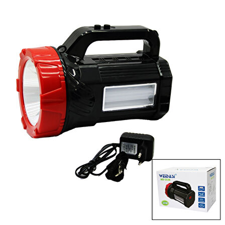 2İN1 = 1LED - 16SMD EL FENERİ - PROJEKTÖR FİŞ ŞARJLI TELEFON - AMPUL ÇIKIŞLI POWERBANK 
