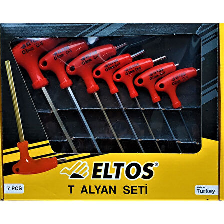 Alyan Takımı 7 Parça T Tipi Allen - Eltos 