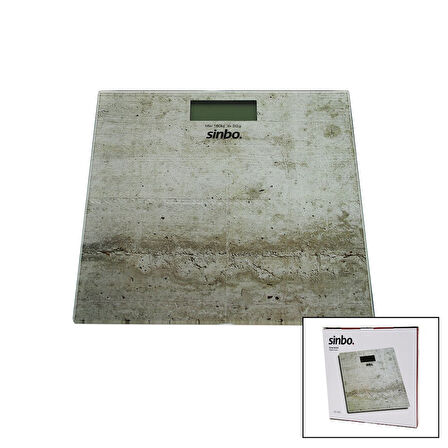 DİJİTAL - PİLLİ  CAM BANYO BASKÜLÜ  LCD EKRAN - SICAKLIK GÖSTERGELİ   180KG/50GR   28X28CM  SBS-4465 
