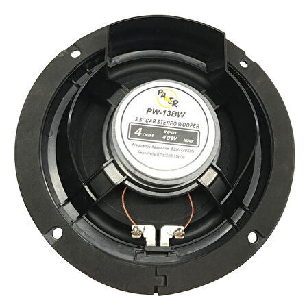 4 OHM 40 WATT 13 CM BMW ARAÇLAR İÇİN TEKLİ OTO HOPARLÖR 