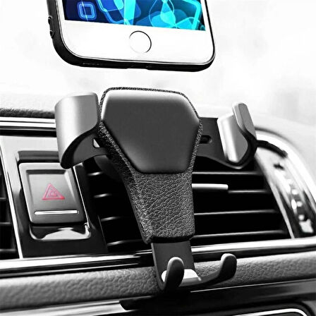 Araç İçi KIzgarasına Takılabilen Plastik Oto Telefon Tutucu Gravity 