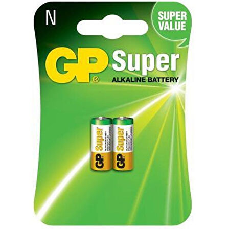 GP 910A LR1 (N) 1.5V ALKALİN KISA PİL 2Lİ PAKET 