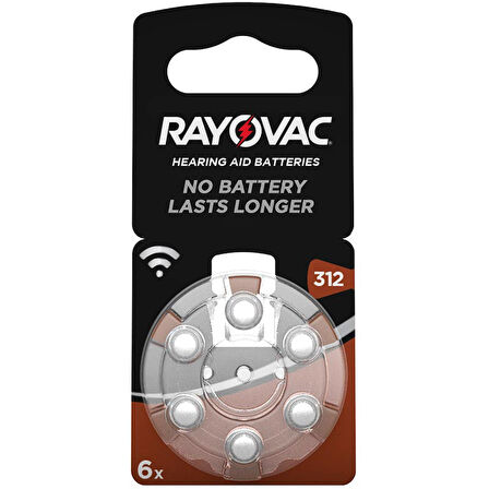 RAYOVAC 312 NO KULAKLIK PİLİ 6Lİ PAKET FİYAT 