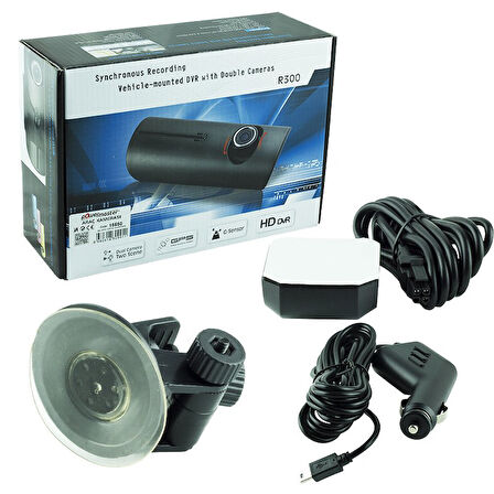 GPSLİ ÇİFT KAMERALI ARAÇ İÇİ DVR KAMERA SET (32 GB KART DESTEKLİ) 
