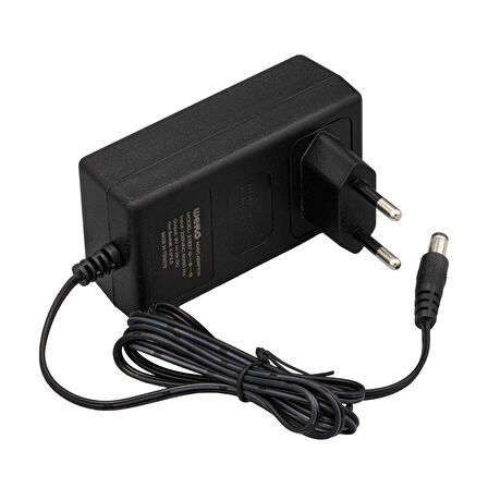 9 VOLT - 2 AMPER 5.5*2.5 UÇLU YERLİ ÜRETİM PLASTİK KASA PRİZ TİPİ KUTUSUZ ADAPTÖR 