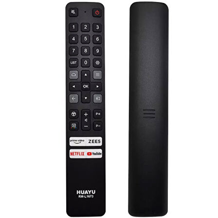 KL RM-L1673 NETFLIX-PRIME VIDEO-ZEE5-YOUTUBE TUŞLU TCL LCD-LED TV KUMANDASI 