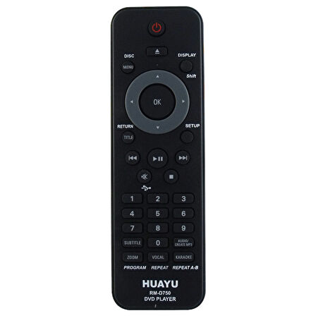 KL RM-D750 UNİVERSAL DVD KUMANDASI AMBALAJLI 