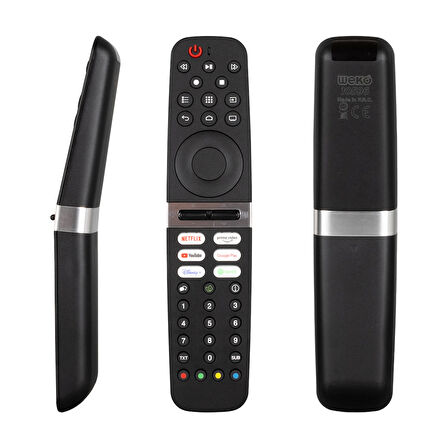 YOUTUBE-SPOTIFY-GOOGLE PLAY-DİSNEY+ TUŞLU  LCD LED TV KUMANDA 