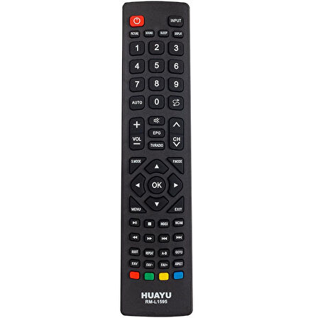 RM-L1595 TELEFUNKEN LCD-LED TV UNIVERSAL KUMANDA AMBALAJLI 