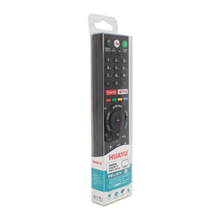 KL RM-L1676 SONY GOOGLE PLAY- NETFLIX - YOUTUBE TUŞLU UNIVERSAL LCD-LED TV KUMANDA 