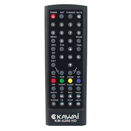 KR KAWAİ KW-6200 HD UYDU KUMANDASI (31808=31533) 