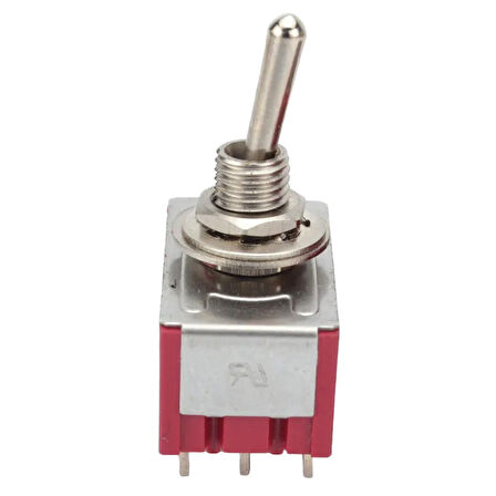 TOGGLE SWİTCH ON-OFF-ON Ø6MM 12P MTS-403 (IC-148D) 