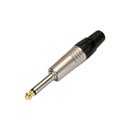 GİTAR JACK FİŞ 6.3 MM MONO METAL SİYAH*KIRMIZI 