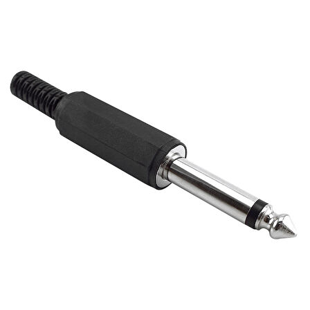 6.3 MM MONO PLASTİK GİTAR JACK 