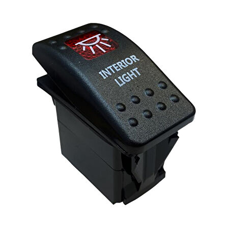 İÇ AYDINLATMA LAMBASI IŞIKLI 3P ON-OFF 12-24V MARIN SWITCH (IC-134M-S5) 