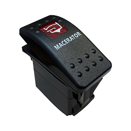 MACARATÖR IŞIKLI 3P ON-OFF 12-24V MARIN SWITCH (IC-134M-S7) 